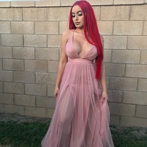 Blush Pink Maxi Dress